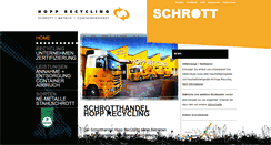 Desktop Screenshot of hopp-recycling.de